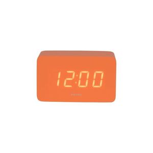 Karlsson 5983OR ceas LED de design cu alarmăportocaliu, 10 cm imagine