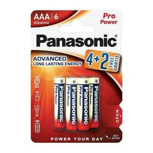 Set baterii Panasonic LR03PPG/6BP 4+2F Pro PowerGold AAA imagine
