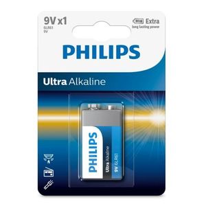 Baterie alcalină Philips 9 V Ultra imagine