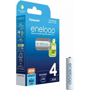 Set baterii reîncărcabile Panasonic BK-4MCDE/4BE800mAh Ni-MH Eneloop AAA imagine
