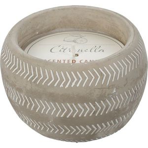 Lumânare repelentă Citronella în recipient din beton, 12, 6 x 9 cm imagine