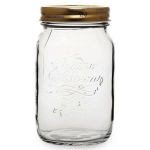 Bormioli Rocco Borcan de sticlă cu capac QuattroStagioni, 1 l, 1000 ml imagine