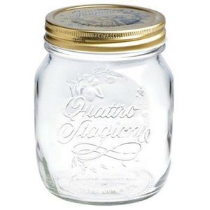 Bormioli Rocco Borcan de sticlă cu capac QuattroStagioni, 700 ml, 700 ml imagine