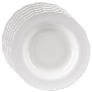 Orion Set de farfurii adânci din porțelan Mona rim6 buc, 23 cm imagine