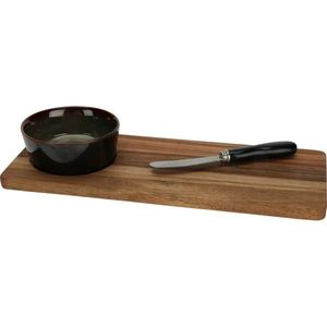 Set de servit EH Torrente, 3 piese, verde , 30 x12 cm imagine