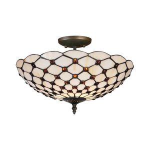 Prezent 109 - Plafoniera TIFFANY 2xE27/40W/230V imagine