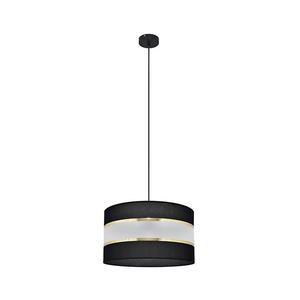 Lustră pe cablu HELEN 1xE27/15W/230V d. 35 cm neagră/aurie imagine
