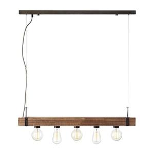 Lustră pe cablu Brilliant WOODHILL 5xE27/30W/230V – certificat FSC imagine