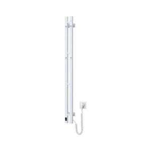 Radiator portprosop electric cu termostat SILOUETTE 187W/230V 120, 6 cm IP44 alb dreapta imagine