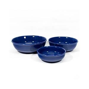 Set ceramic 3x bol pentru compot Lada albastru închis imagine