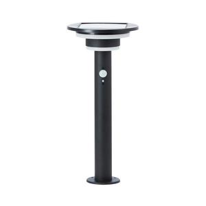 Lampă LED solară cu senzor Brilliant GARVINA LED/3W/3, 7V 45 cm IP44 negru imagine