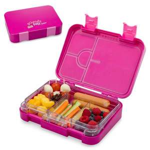 Klarstein schmatzfatz junior, caserolă pentru gustare, 6 compartimente, 21, 3 × 15 × 4, 5 cm imagine