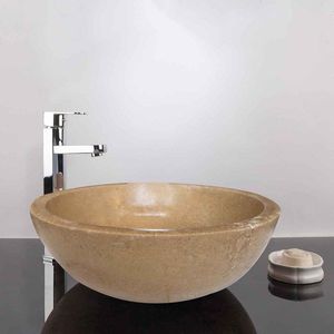 Chiuveta Matia travertin Noce RS-5, 42 x 15 cm imagine