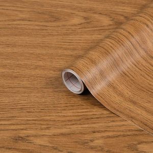 Autocolant mobila, imitatie lemn stejar, deschis, maro, 67, 5cmx2m, d-c-fix, Wood imagine