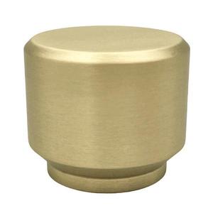 Buton pentru mobila Defne, finisaj alama satin CB, Ø: 35 mm imagine
