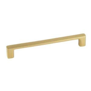 Maner pentru mobila Leta, finisaj alama satin CB, 160 mm imagine