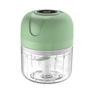 Mini tocator legume, automat, incarcare USB, plastic, verde, 10.5x8x8 cm imagine