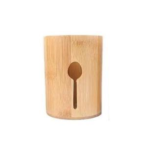 Suport tacamuri, bambus, 14x7.5 cm imagine