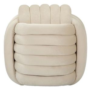 Mauro Ferretti Taburet Crem cm 45X45X45 | Aosom Romania imagine