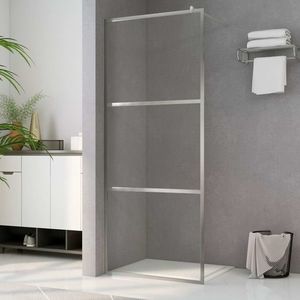 vidaXL Paravan de duș walk-in, 90 x 195 cm, sticlă ESG transparentă imagine