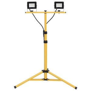 vidaXL Proiector cu LED și trepied, 2x20 W, alb rece imagine