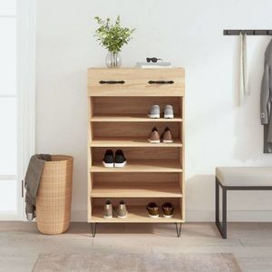 vidaXL Pantofar, stejar sonoma, 60x35x105 cm, lemn compozit imagine
