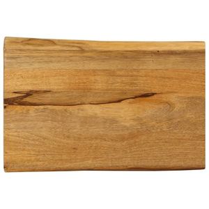 vidaXL Blat masă cu margini naturale, 60x40x2, 5 cm, lemn masiv mango imagine