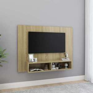 vidaXL Comodă TV de perete, stejar sonoma, 120x23, 5x90 cm, PAL imagine
