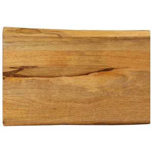 vidaXL Blat masă cu margini naturale, 50x40x2, 5 cm, lemn masiv mango imagine