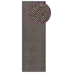 vidaXL Covoraș de intrare cu smocuri, maro închis, 60x180 cm imagine