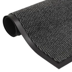 vidaXL Covoraș cu smocuri, antracit, 60x180 cm imagine