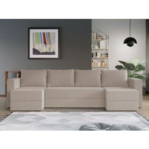 Coltar U Extensibil cu lada Alfa crem imagine