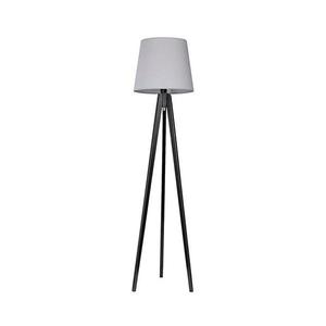 Lampadar CONE 1xE27/60W/230V gri wenge imagine