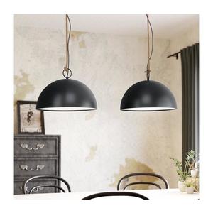 Lustră pe cablu Eglo 78444 HODSOLL 2xE27/40W/230V negru/maro imagine