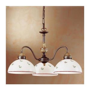 Lustră pe lanț Kolarz 731.83.69 NONNA 3xE27/75W/230V roșu imagine