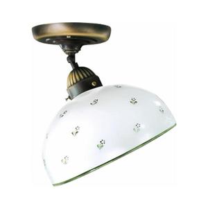 Lustră aplicată Kolarz 731.10.27 NONNA 1xE27/75W/230V d. 30 cm verde imagine