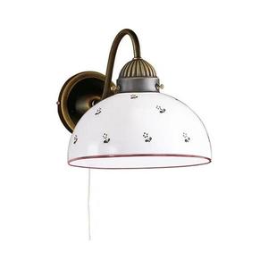 Lampă de perete Kolarz 731.61.69 NONNA 1xE27/75W/230V roșu imagine
