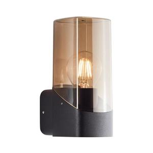 Aplică de exterior Brilliant MINOU 1xE27/10W/230V IP44 negru/fumuriu imagine