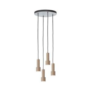 Lustră pe cablu Brilliant CADIZ 4xGU10/10W/230V d. 35 cm bronz imagine