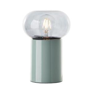Lampă de masă Brilliant KNUT 1xE27/25W/230V verde/transparent imagine
