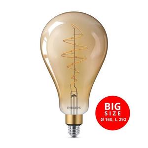 Bec dimmabil LED VINTAGE Philips A160 E27/6, 5W/230V 2000K imagine