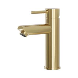 Baterie de lavoar BATH DELUXE 28-017-03-64-02 RINGSTED 17, 8 cm alamă lucioasă imagine