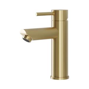 Baterie de lavoar BATH DELUXE 28-017-03-70-02 RINGSTED 17, 8 cm alamă periată imagine