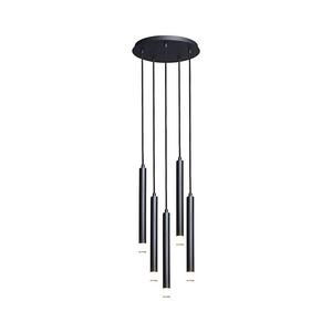 Lustră pe cablu Rabalux 72360 RAMIRA 5xG9/5W/230V negru imagine