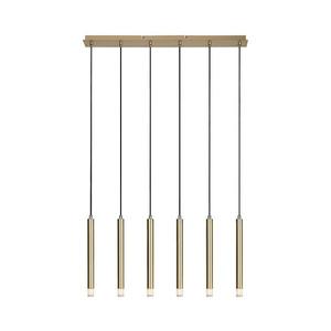 Lustră pe cablu Rabalux 72363 RAMIRA 6xG9/5W/230V auriu imagine