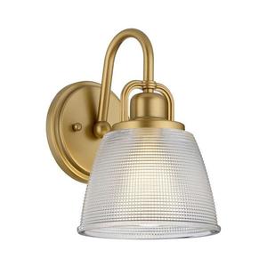 Aplică LED pentru baie Quoizel QZ-DUBLIN1-PNBR DUBLIN 1xG9/3W/230V IP44 auriu imagine