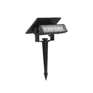 Corp de iluminat LED solar LED/0, 9W/3, 7V 3000K IP65 negru imagine