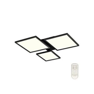 Lustră LED aplicată dimabilă LED/50W/230V 3000-6500K neagră Top Light + telecomandă imagine