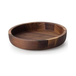 Bol din lemn 20x4, 3 cm lemn de nuc Continenta C4233 imagine