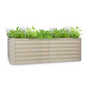 Blumfeldt High Grow Straight, ghiveci ridicat, 200 x 60 x 100 cm, 1200 l, oțel imagine